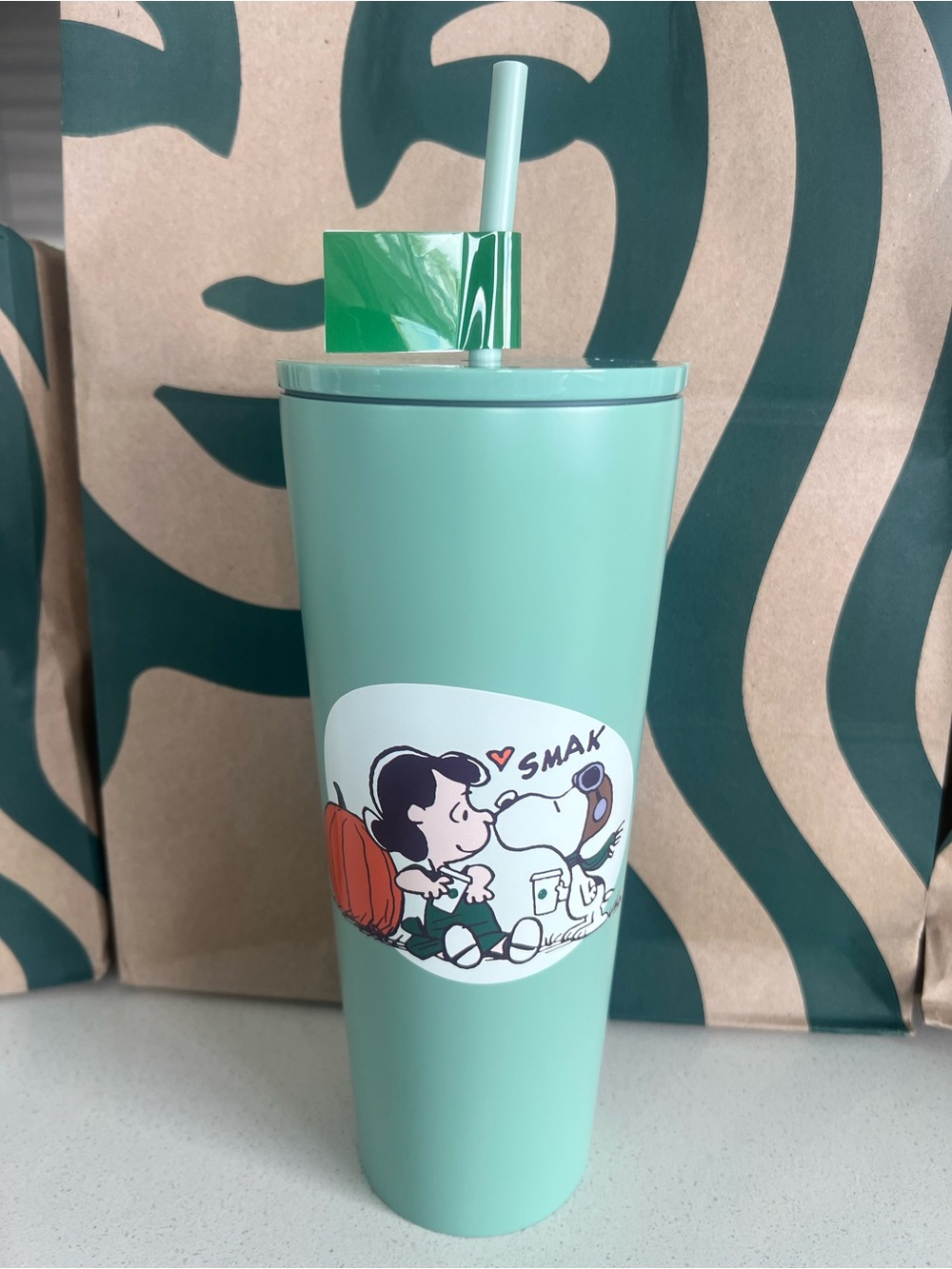 Peanuts  × Starbucks Collection 16oz Pumpkin Tumbler — New in Box